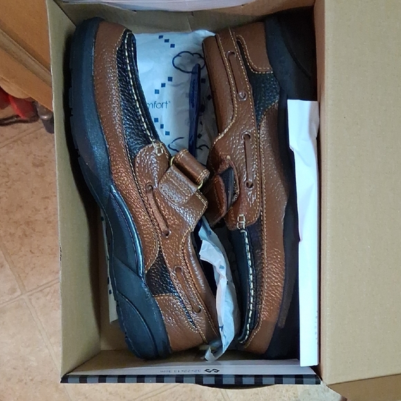Dr. Comfort Other - Elegant Brown and Black Boat Shoes - NIB